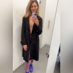 ZARA Basic Black Trench